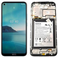 Nokia 3.4, Nokia 5.4 originální LCD displej + dotyková deska + přední kryt / rám (Bulk)