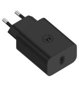 Motorola MC-302 originální 30W USB-C rychlá nabíječka Black / černá (Bulk)