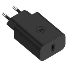 Motorola MC-302 originální 30W USB-C rychlá nabíječka Black / černá (Bulk)