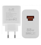 HW-200440E00 Huawei 88W USB-A, USB-C originální rychlá nabíječka White / bílá (Service Pack)