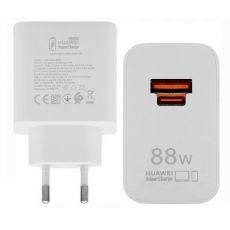 HW-200440E00 Huawei 88W USB-A, USB-C originální rychlá nabíječka White / bílá (Service Pack)