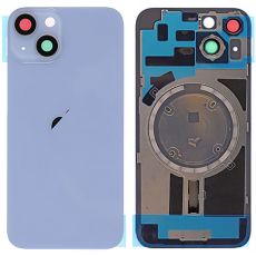 iPhone 14 zadní sklo / kryt s Magsafe Blue / modrý (Bulk)