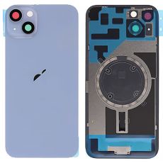 iPhone 14 Plus zadní sklo / kryt s Magsafe Blue / modrý (Bulk)