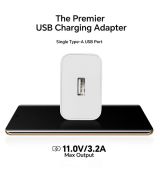 Honor HN-110320E00 originální 35W USB-A rychlá nabíječka White / bílá (Bulk)