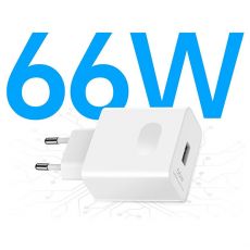 Honor HN-110600E00 originální 66W USB-A rychlá nabíječka White / bílá (Bulk)