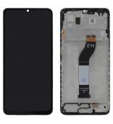 Xiaomi Redmi 13C originální LCD displej + dotyk + přední kryt / rám Gray / šedý (Bulk)