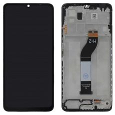 Xiaomi Redmi 13C originální LCD displej + dotyk + přední kryt / rám Gray / šedý (Bulk)