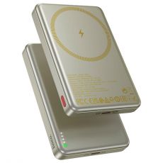 Hoco Q26A magnetic power bank 10000 mAh Gold / zlatá