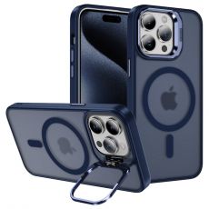 iPhone 16 magnetic TPU pouzdro s držákem kamery Blue / modré