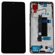 Xiaomi Redmi Note 13 Pro 5G, Poco X6 5G originální LCD displej + dotyk + přední kryt / rám Blue / modrý (Bulk) - 5600010N1600