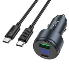 Hoco Z57B auto nabíječka + USB-C / USB-C kabel (Blister)