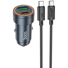 Hoco Z57A auto nabíječka + USB-C / USB-C (Blister)