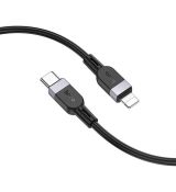 Hoco X109 datový kabel 3m Black / černý USB-C / Lightning (Blister)