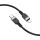 Hoco X109 datový kabel 3m Black / černý USB-C / Lightning (Blister)