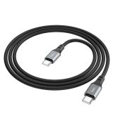 Hoco X86 datový kabel 60W Black / černý USB-C / USB-C (Blister)