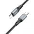 Hoco X86 datový kabel 60W Black / černý USB-C / USB-C (Blister)